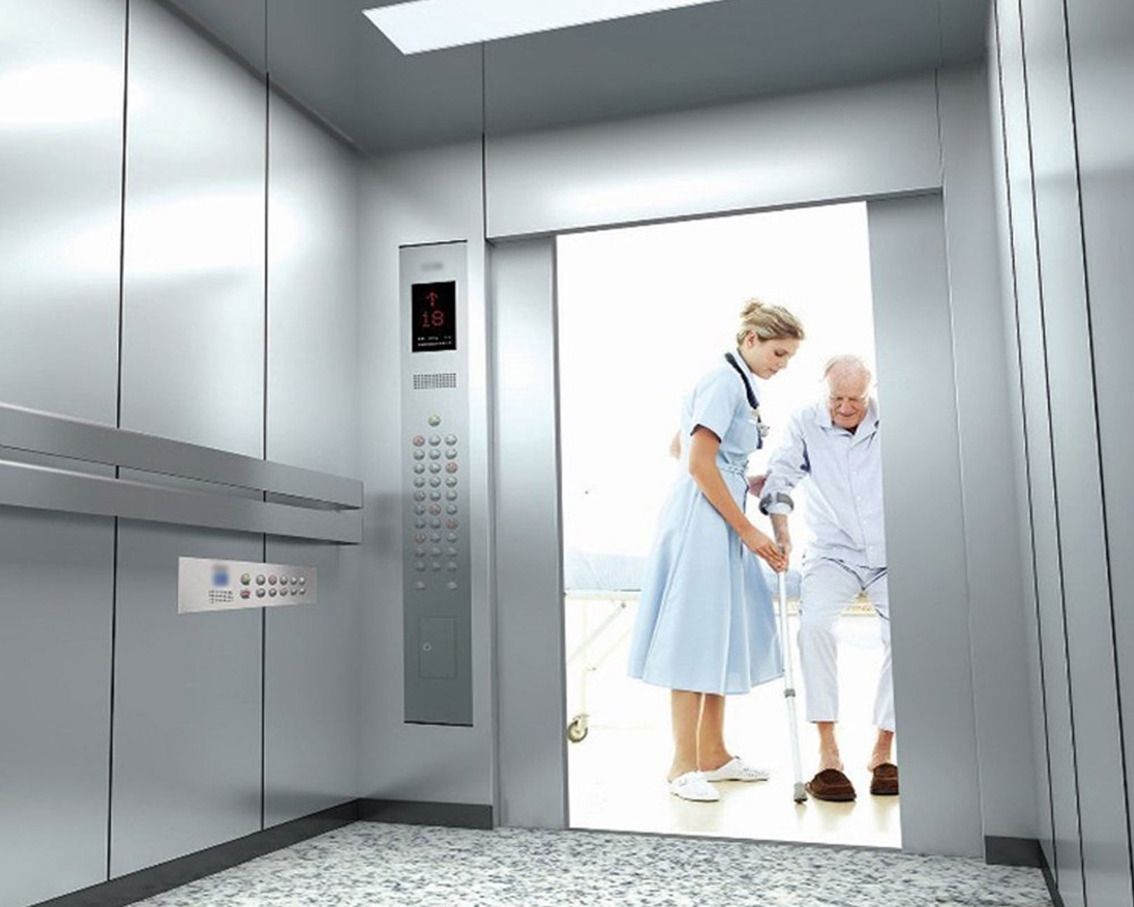 Hospital elevator